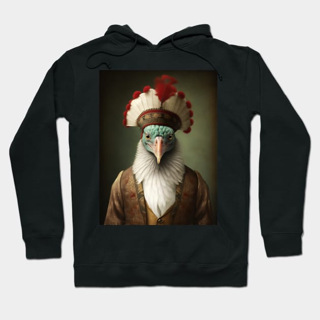 Designer Fashion Turkey Hoodie by Walter WhatsHisFace